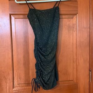 Emerald Green Sparkly Dress